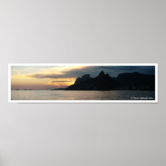 Póster Arpoador Sunset Panorama