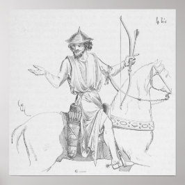 Póster Arquero montado