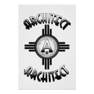 Póster Arquitecto Retro - Arquitectos Merch