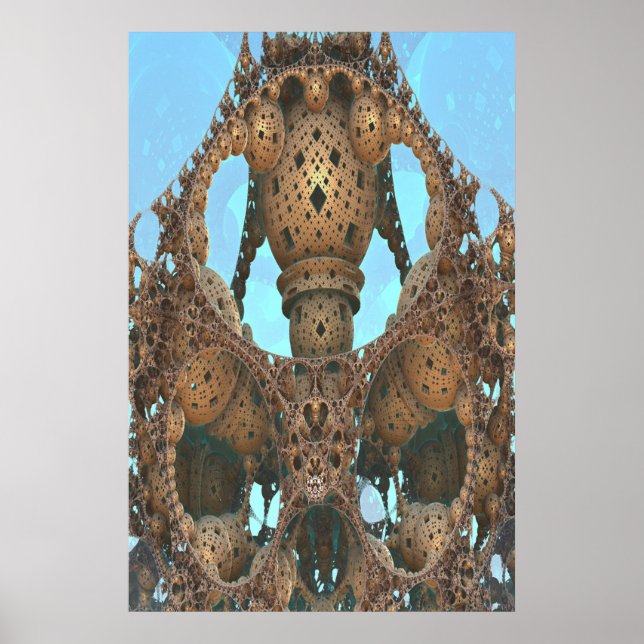 Póster Arquitectura abstracta (Frente)