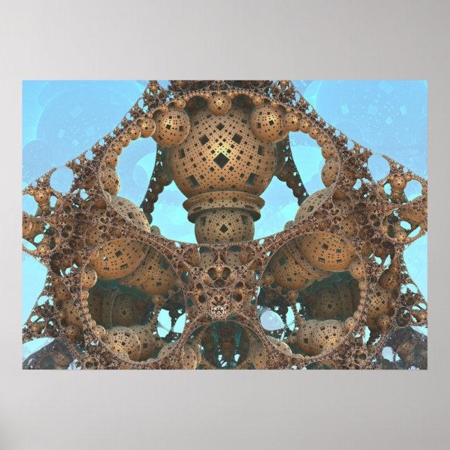 Póster Arquitectura abstracta (Frente)