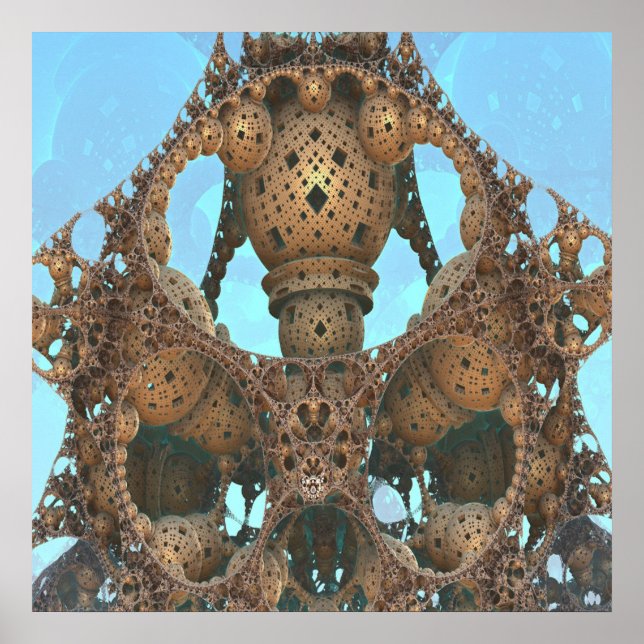 Póster Arquitectura abstracta (Frente)