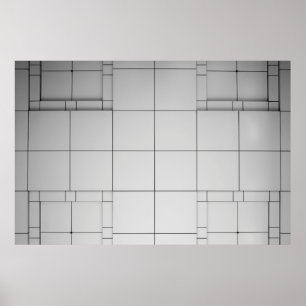 Póster Arquitectura abstracta contemporánea