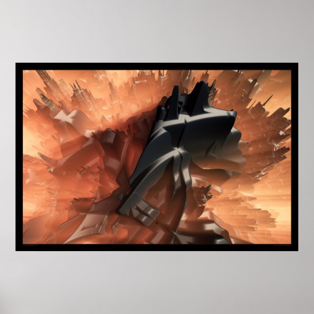 Póster arquitectura alienígena (Frente)