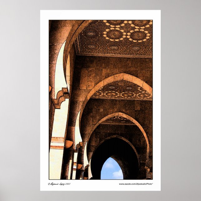 Póster Arquitectura árabe (Frente)