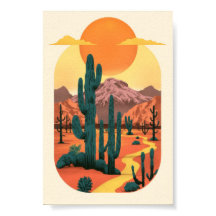 Arquitectura Boho Desierto Cactus Paisaje Minimali