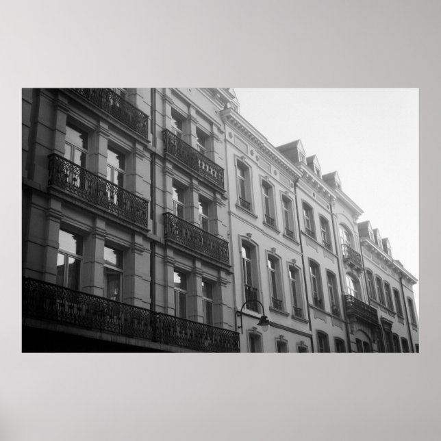 Póster Arquitectura de Bruselas (Frente)