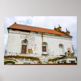 Póster Arquitectura de la Gran Sinagoga de Slonim en Biel