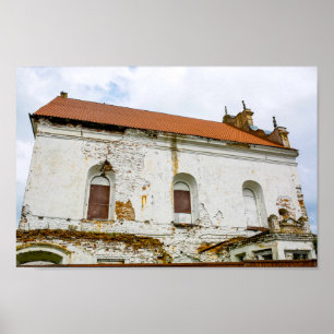 Póster Arquitectura de la Gran Sinagoga de Slonim en Biel