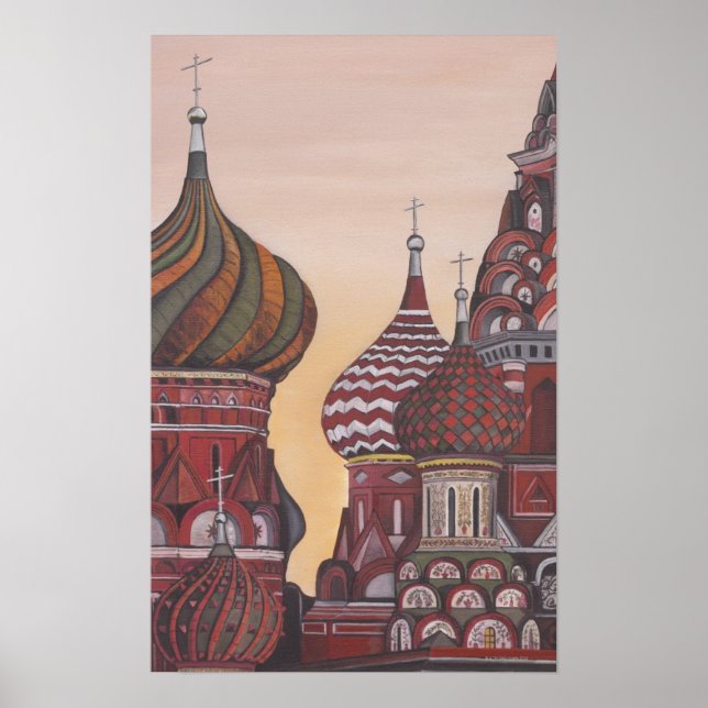 Póster Arquitectura de Rusia (Frente)