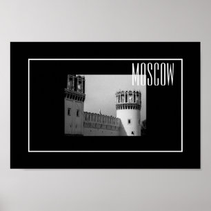 Póster Arquitectura del Convento Novodevichy de Moscú