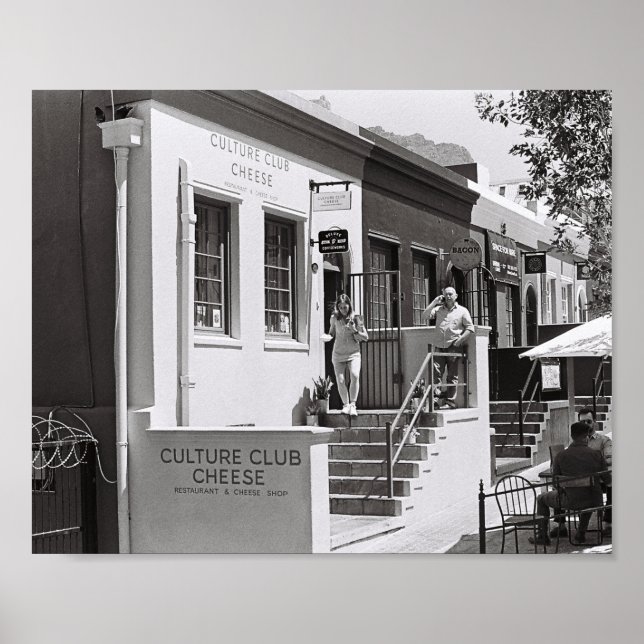 Póster Arquitectura del paisaje urbano de Ciudad del Cabo (Frente)