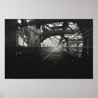 Póster Arquitectura del puente de Williamsburg - Nueva Yo