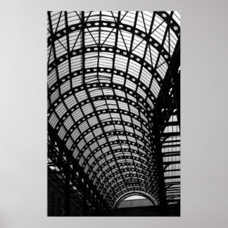 Póster Arquitectura en blanco y negro