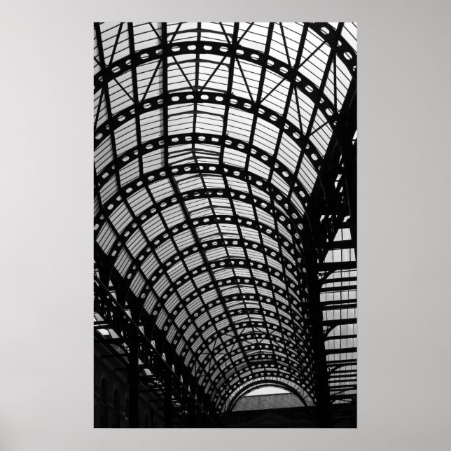 Póster Arquitectura en blanco y negro (Frente)