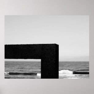 Póster arquitectura en el océano