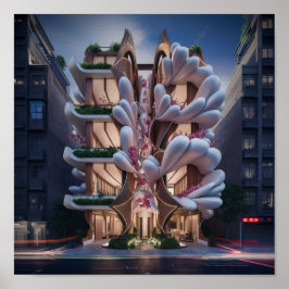 Póster Arquitectura fantástica