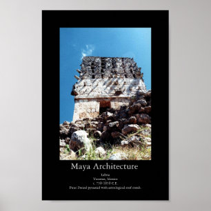Póster Arquitectura Labna del maya