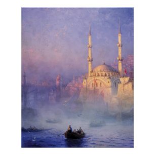 Póster Arquitectura otomana Mezquita Nusretiye Top-Kahné