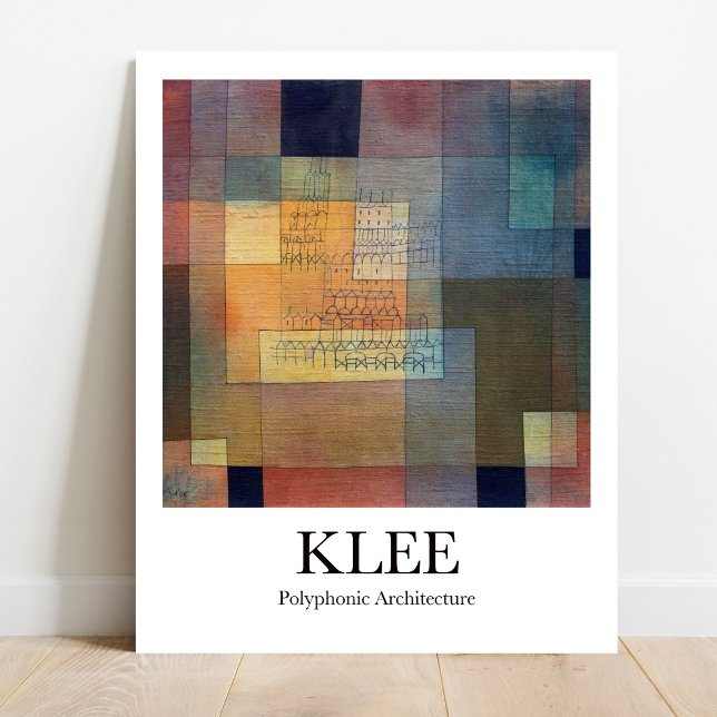 Póster Arquitectura polifónica de Paul Klee (
Klee's Polyphonic Architecture: Own this iconic masterpiece! High-quality art print)