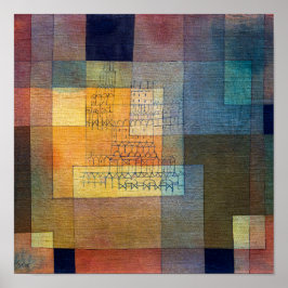 Póster Arquitectura polifónica | Paul Klee |