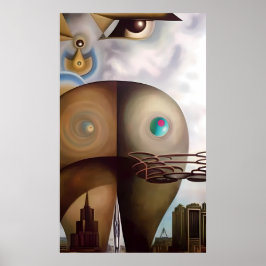 Póster Arquitectura posterior - Ken Gage Surreal Art