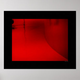 Póster Arquitectura - Red Hallway