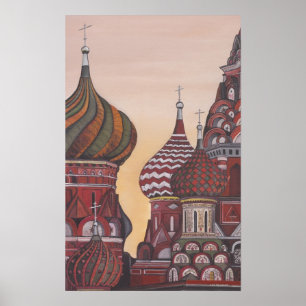 Póster Arquitectura rusa