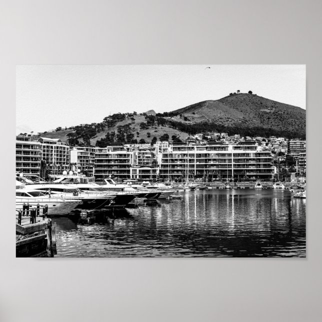 Póster Arquitectura sudafricana de Ciudad del Cabo (Frente)