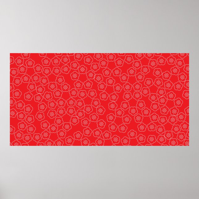 Póster Arranged a traditional Japanese casual kimono patt (Frente)