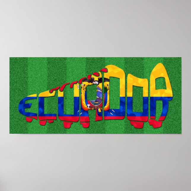 Póster Arranque de Fútbol en Ecuador (Frente)
