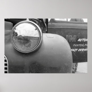 Póster Arrastra de cosecha - Gaseador de camión