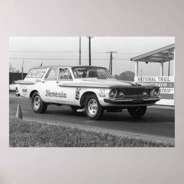 Póster Arrastrar la vendimia - vagón de perros de 1962 -  (Frente)