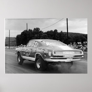 Póster Arrastrar Mopar de cosecha - Cuda - Mr. 5 y 50 Pos