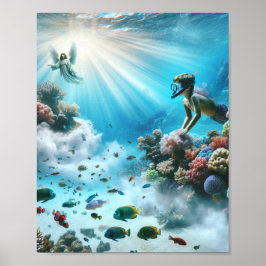 Póster Arrecife celestial