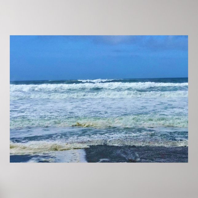 Póster Arrecife de Nelscott, Lincoln City, Oregón (Frente)