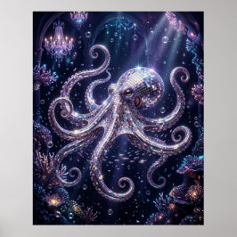 Póster Arrecife Pulpo Disco