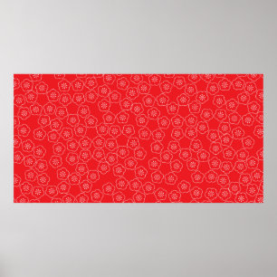 Póster Arreglaron un tradicional kimono patt informal jap