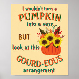 Póster Arreglo de calabaza de adobe