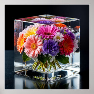Póster Arreglo Floral Vibrante