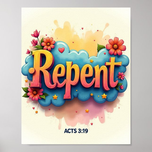 Póster Arrepenar (Frente)