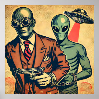 Póster 'Arrestar a un extranjero'