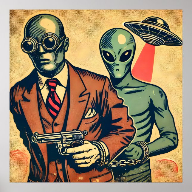 Póster 'Arrestar a un extranjero' (Frente)