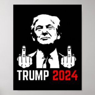 Póster Arresto De Trump En Estados Unidos 2024