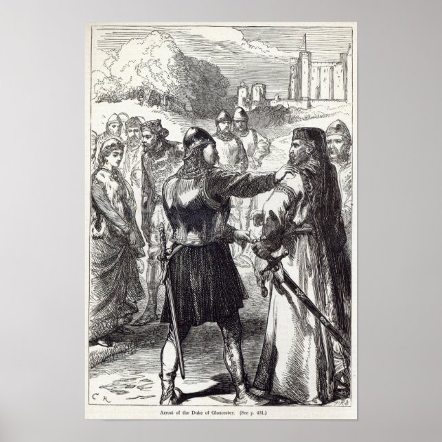 Póster Arresto del duque de Gloucester (Frente)
