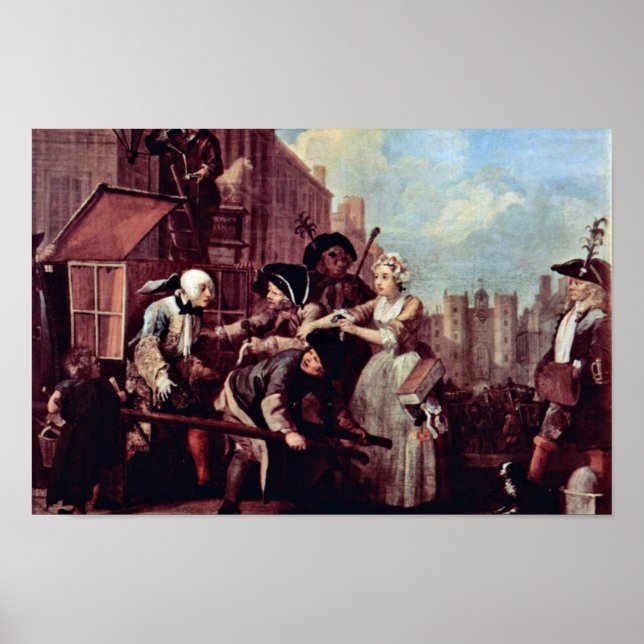 Póster Arresto Por Robo" De Hogarth William (Frente)