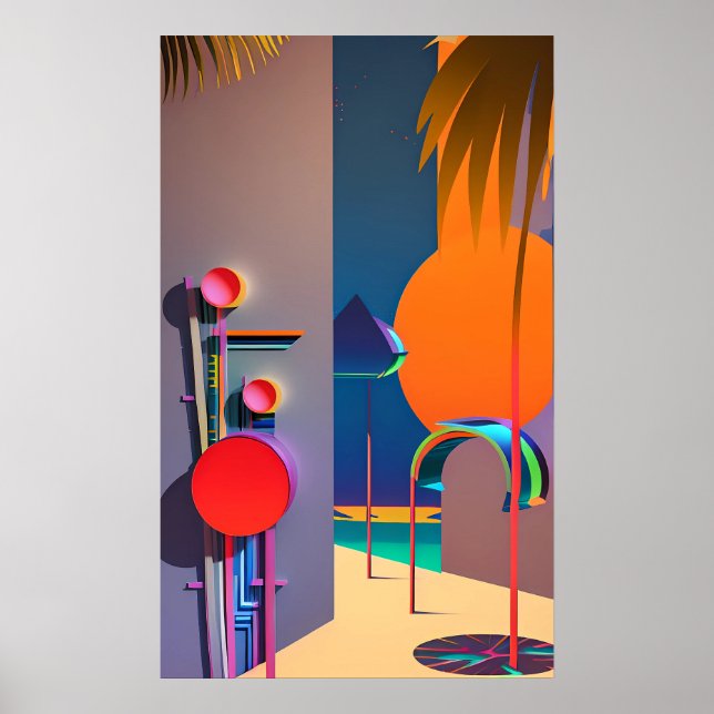 Póster Arriba contra la pared (Frente)