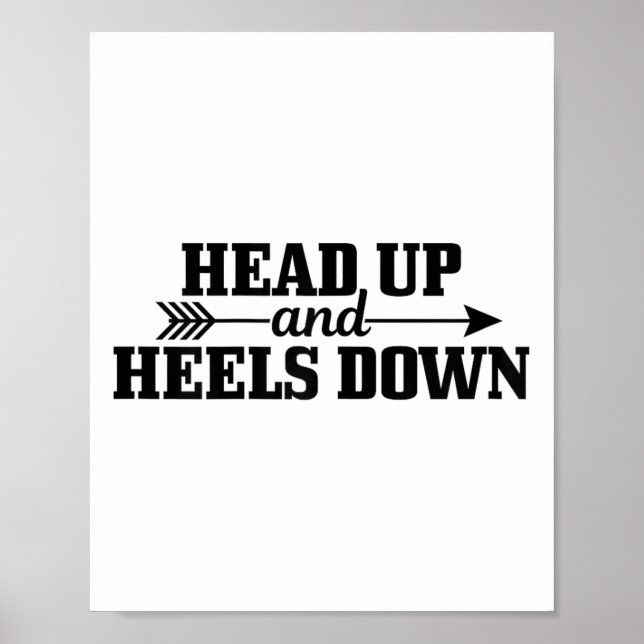 Póster Arriba y en alto; Se Sube A Caballo De Caballo (Frente)