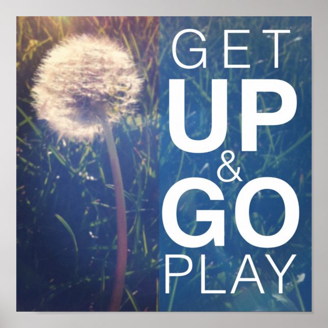 Póster Arriba y fuera a jugar (Frente)