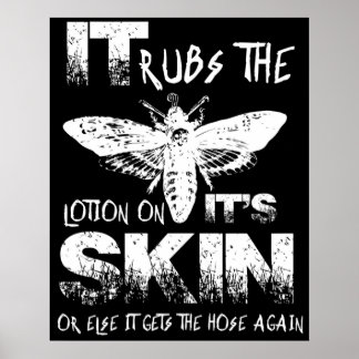 Póster Arroja La Loción En Su Piel
